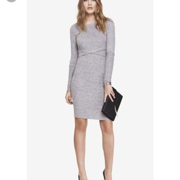 Express Dresses & Skirts - Express Brushed Jersey "Sweater" Dress
